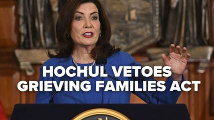 ⚖️ Hochul Vetoes Grieving Family Act for the 4th time!  