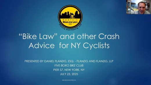 Crash Advice NY Cyclists